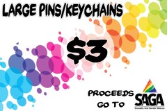 Large Pride Pins/Keychains